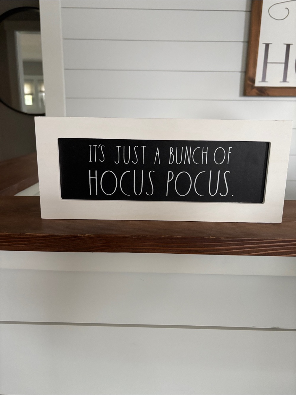 Hocus Pocus Rae Dunn Sign Halloween NEW